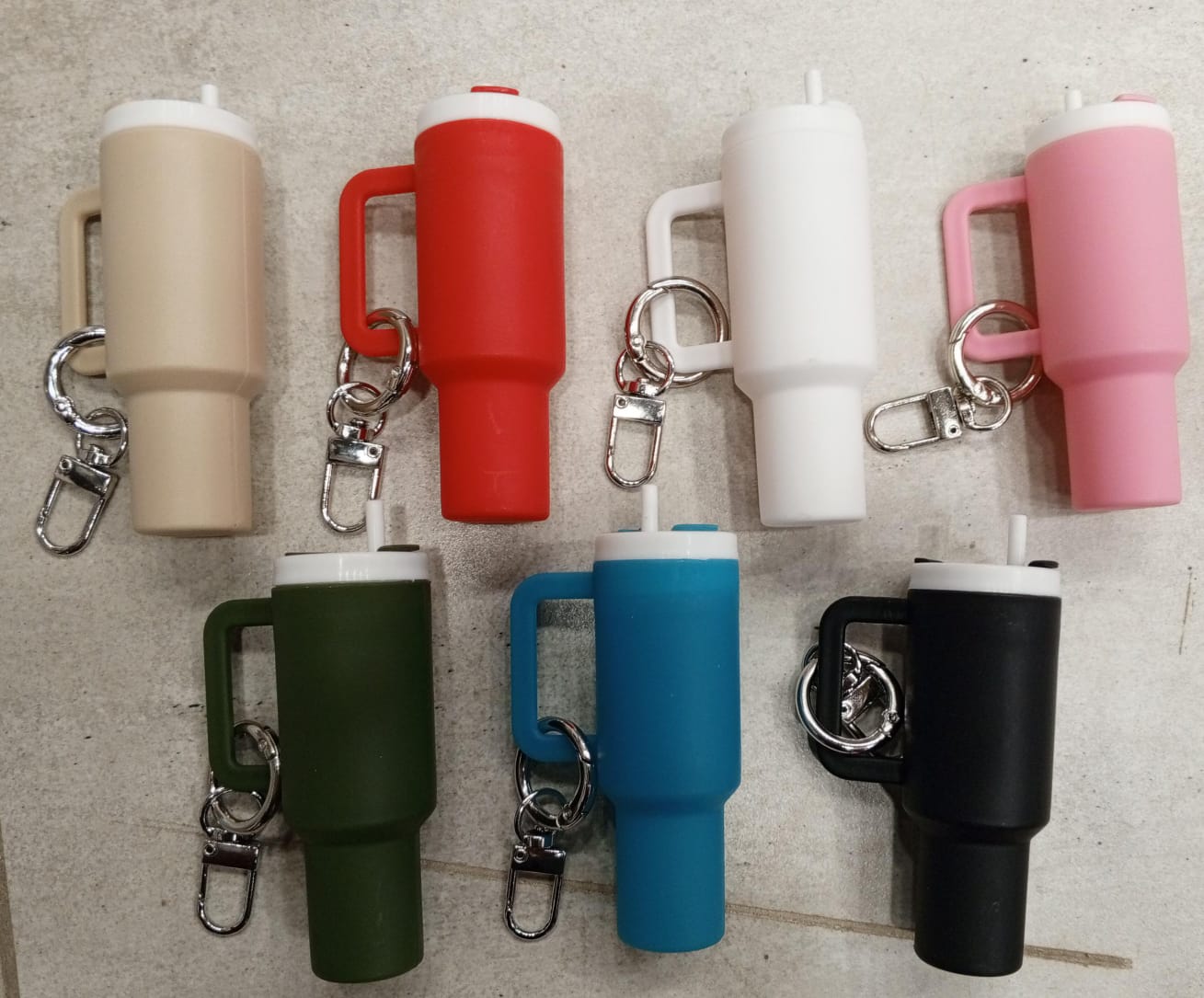 Colorful Mini Stanley Tumbler Key chain – Cute Miniature Tumbler Charm for Handbags, Backpacks & Car Keys – Portable Stanley Cup Key chain Accessory -Random color | Key Chain | Stanley Key