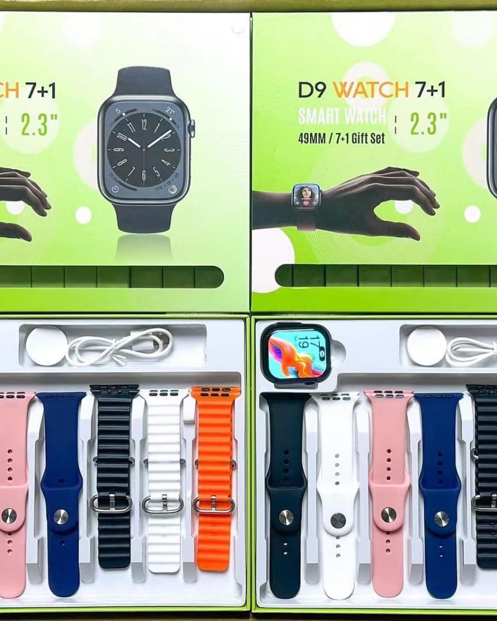 D9 Ultra Smart Watch Series 9 – 2.09" Display | Bluetooth Calling | 7 Straps | Fitness & Sports Smartwatch for Android & iPhone